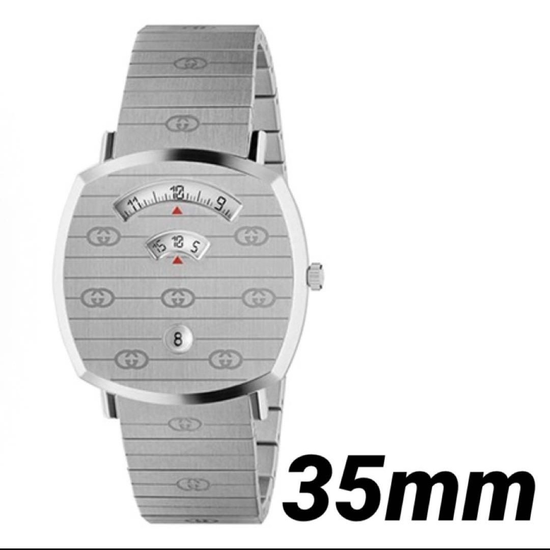 GUCCI(グッチ)の【特価】新品 GUCCI GRIP グリップ 腕時計 35mm YA157401 レディースのファッション小物(腕時計)の商品写真
