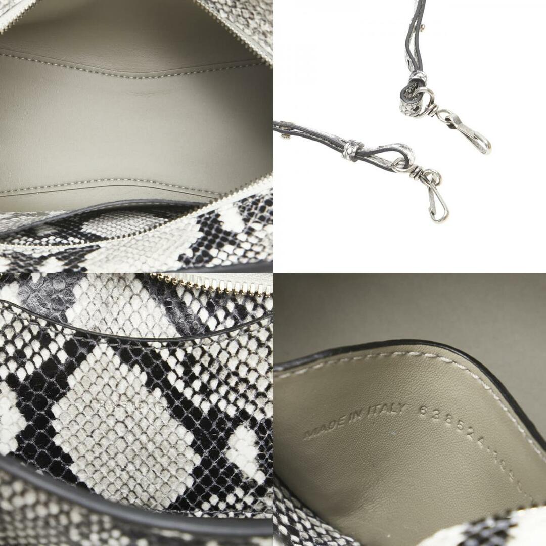 希少品 CARLO SALVATELLI 2way ハンドバッグ パイソン柄 BALENCIAGA - 美品 バレンシアガ パイソン型押し ネオ