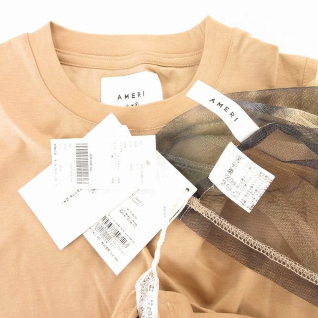 アメリヴィンテージ アンバーtee Tシャツ Ameri VINTAGE - アメリヴィンテージ タグ付 シアーTシャツ 半袖