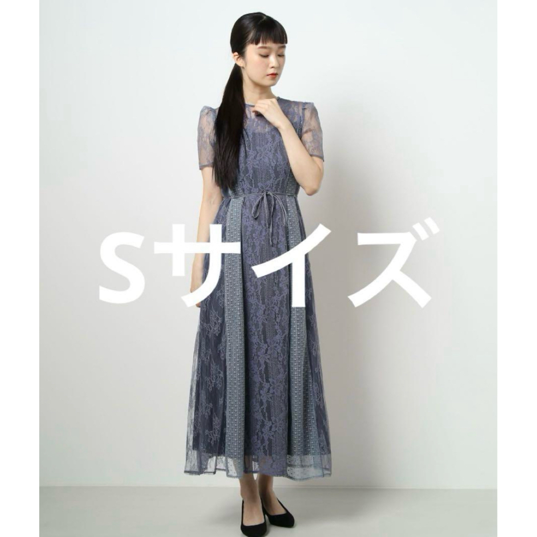 ラグナムーン パーティドレス 黒 半袖 ロング丈 レース 結婚式 オケージョン LagunaMoon - オケージョン ラグナムーン ドレスの通販 by ama's