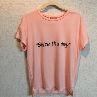 スナイデル(SNIDEL)のsnidel Tシャツ pink スナイデル シンプル(Tシャツ(半袖/袖なし))