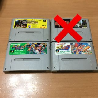 ニンテンドウ(任天堂)のスーパーファミコン ソフト 3本セット！(家庭用ゲームソフト)