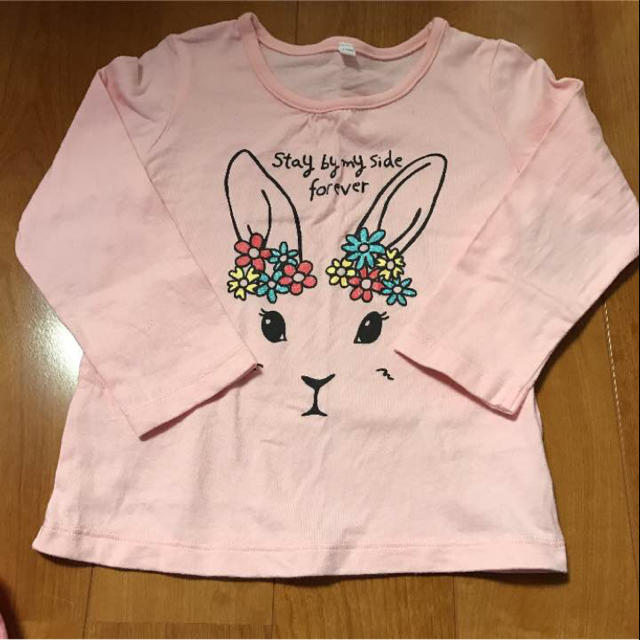 うさぎさんロンＴ 4枚 キッズ/ベビー/マタニティのキッズ服女の子用(90cm~)(Tシャツ/カットソー)の商品写真