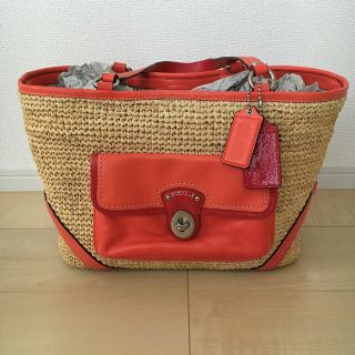 コーチ(COACH)の限定値下げ中＊COACH かごバッグ(かごバッグ/ストローバッグ)