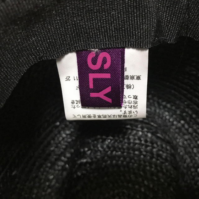 SLY(スライ)のSLY☆ストローハット☆美品！ レディースの帽子(麦わら帽子/ストローハット)の商品写真