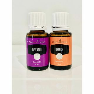 【新品未開封】ヤングリヴィング ラベンダー&オレンジ　15ml(エッセンシャルオイル（精油）)