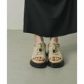 【BEIGE】ボリュームソールドロストスポーツサンダル