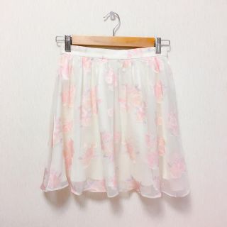 ウィルセレクション(WILLSELECTION)の美品＊ローズオパールフレアスカート(ミニスカート)