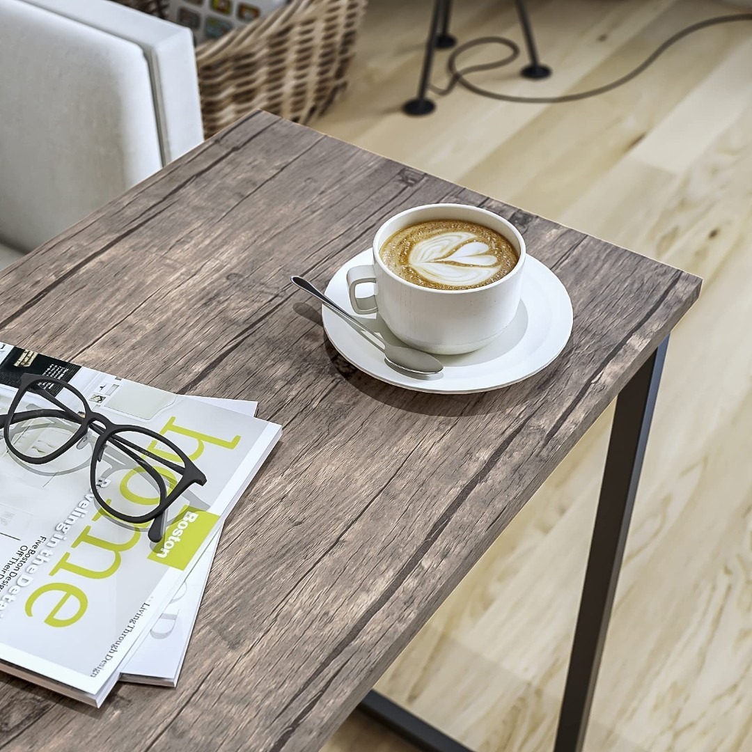 【サイズ:幅55×奥行35×高さ65cm_色:アンティークブラウン】YEARCO インテリア/住まい/日用品の机/テーブル(その他)の商品写真