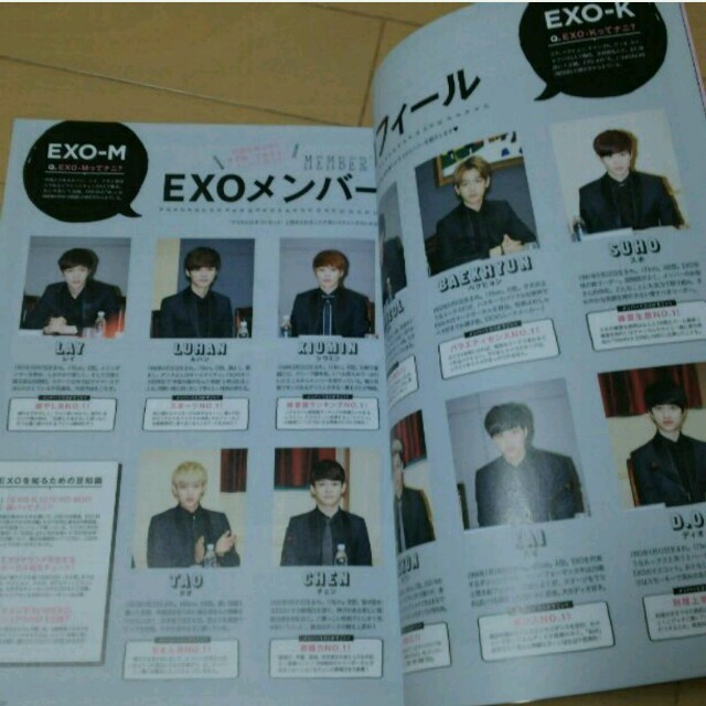 EXO 雑誌 エンタメ/ホビーのCD(K-POP/アジア)の商品写真
