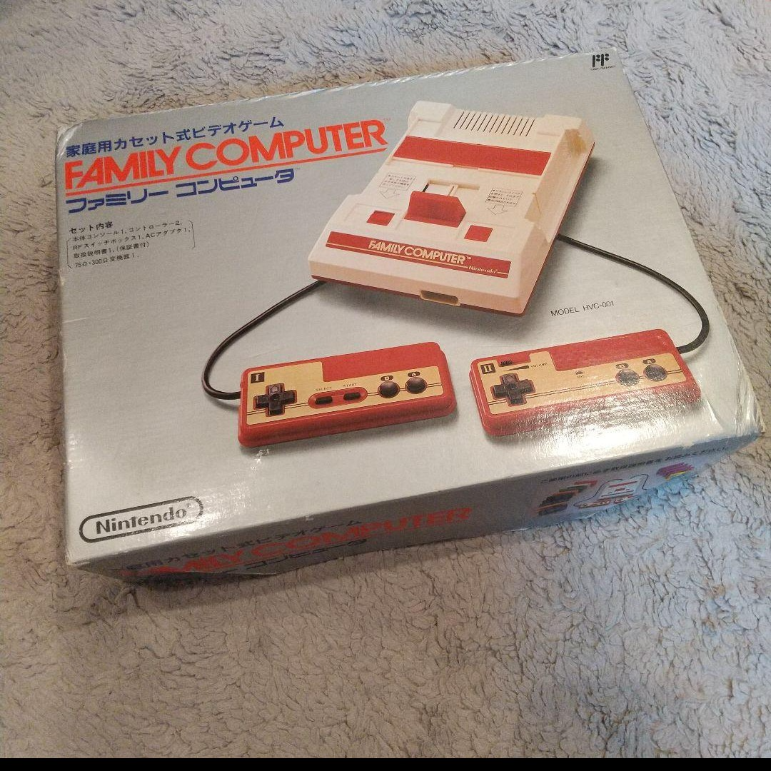 ファミリーコンピュータ - ファミコン ファミリーコンピュータ 本体 HVC-001 箱付き