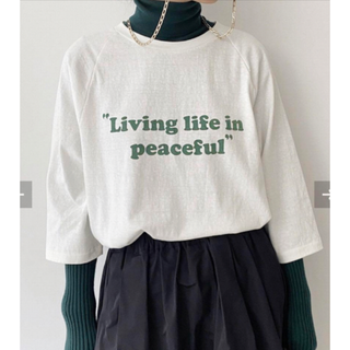 L'Appartement【Americana】Print Raglan Tsh