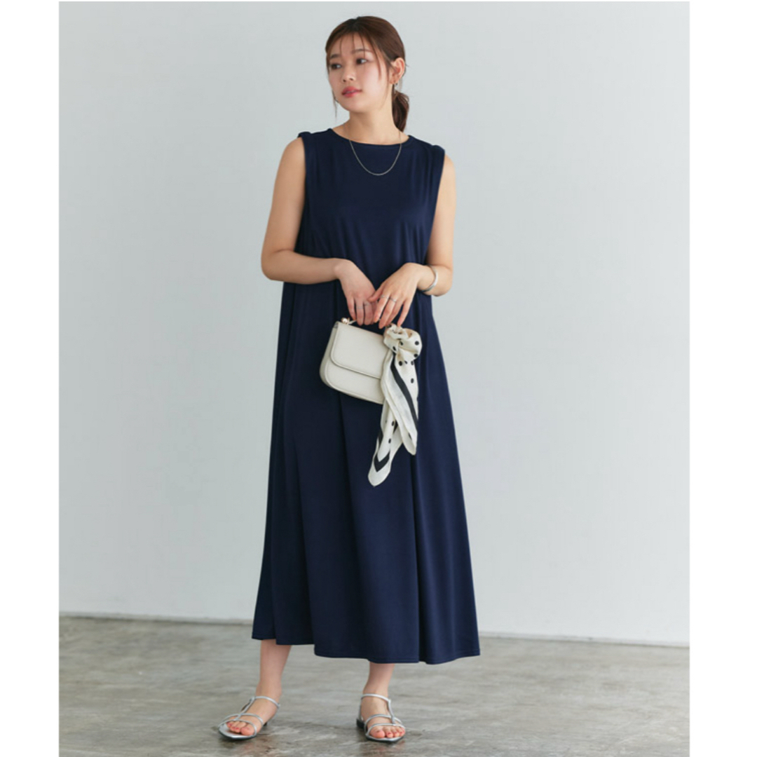 Pierrot (ピエロ)のピエロ ノースリーブワンピース レディースのワンピース(ロングワンピース/マキシワンピース)の商品写真