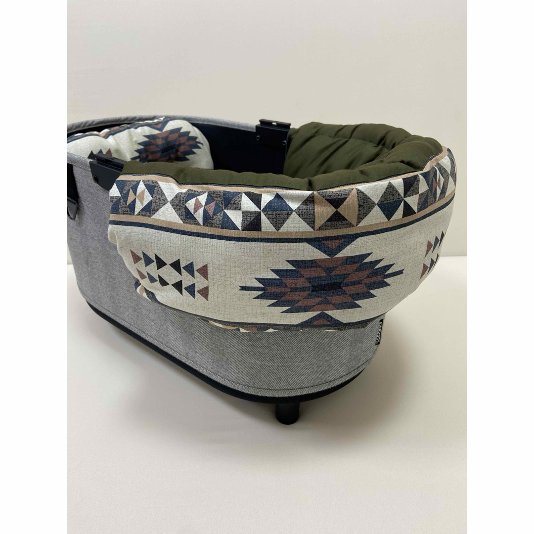 ペットカートクッション あごおき コンフォーター ピロークッション 3点セット ハンドメイドのペット(その他)の商品写真