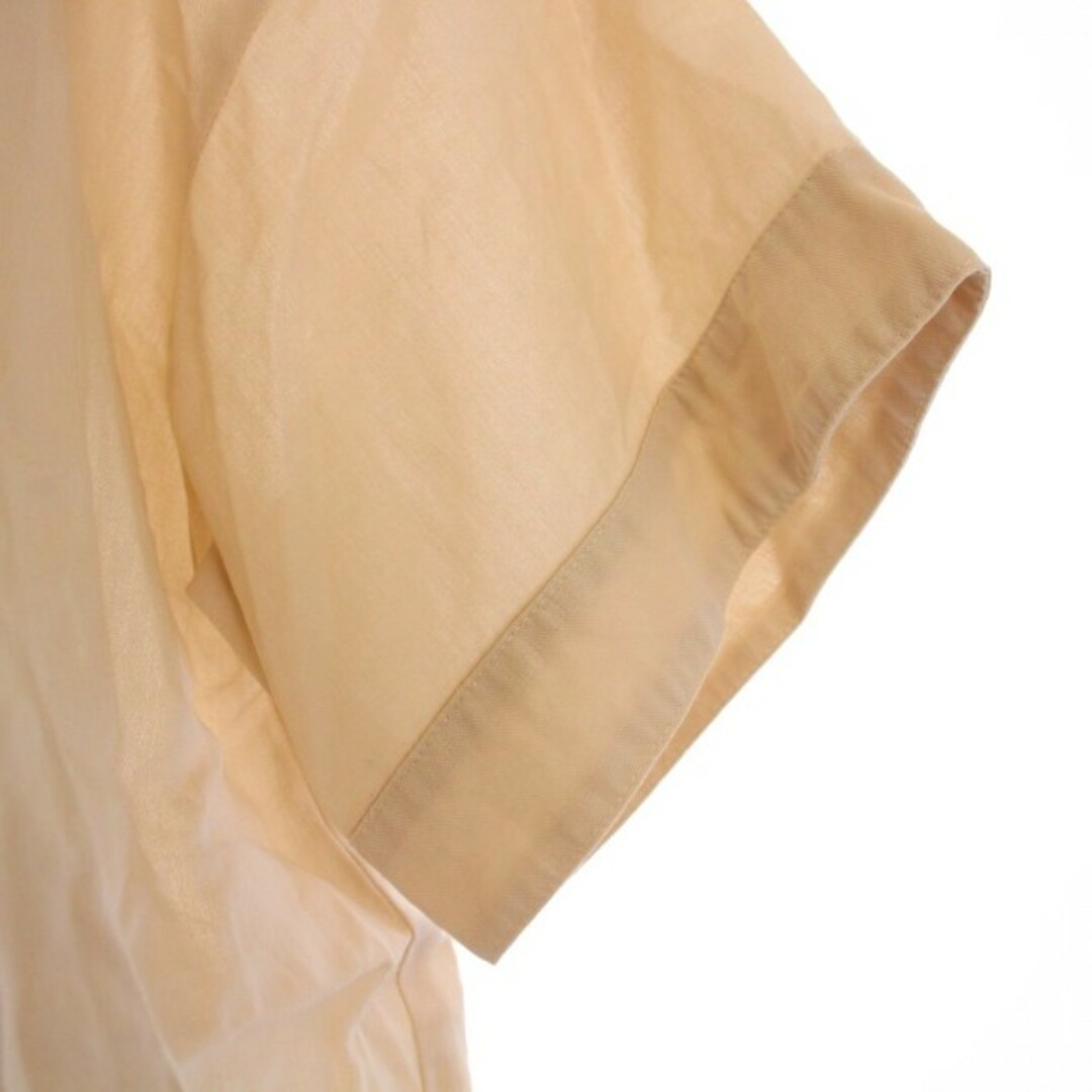 other(アザー)のアンクレイヴ uncrave バンドカラー シャツ ブラウス 半袖 F ベージュ レディースのトップス(シャツ/ブラウス(半袖/袖なし))の商品写真