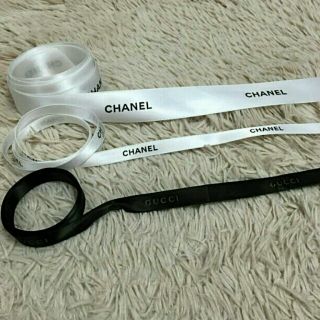 シャネル(CHANEL)のCHANEL 、GUCCI　リボン3点セット(ショップ袋)