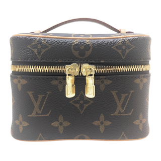 ルイヴィトン(LOUIS VUITTON)の【中古】LOUIS VUITTON ルイヴィトン モノグラム ニース ナノ バニティ ブラウン PVCレザー M44936 ポーチ ミニ レディース 【ブランドギャラリー東心斎橋店】(ハンドバッグ)