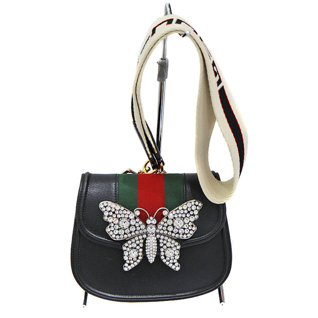 グッチ レザー トーテム バタフライ ショルダーバッグ 505387 GUCCI - グッチ Gucci 505387 トーテム バタフライ ショルダー