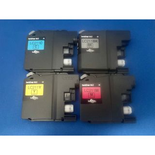 【使用済】ブラザー純正 空インクカートリッジ LC211-4PK 4色セット(PC周辺機器)