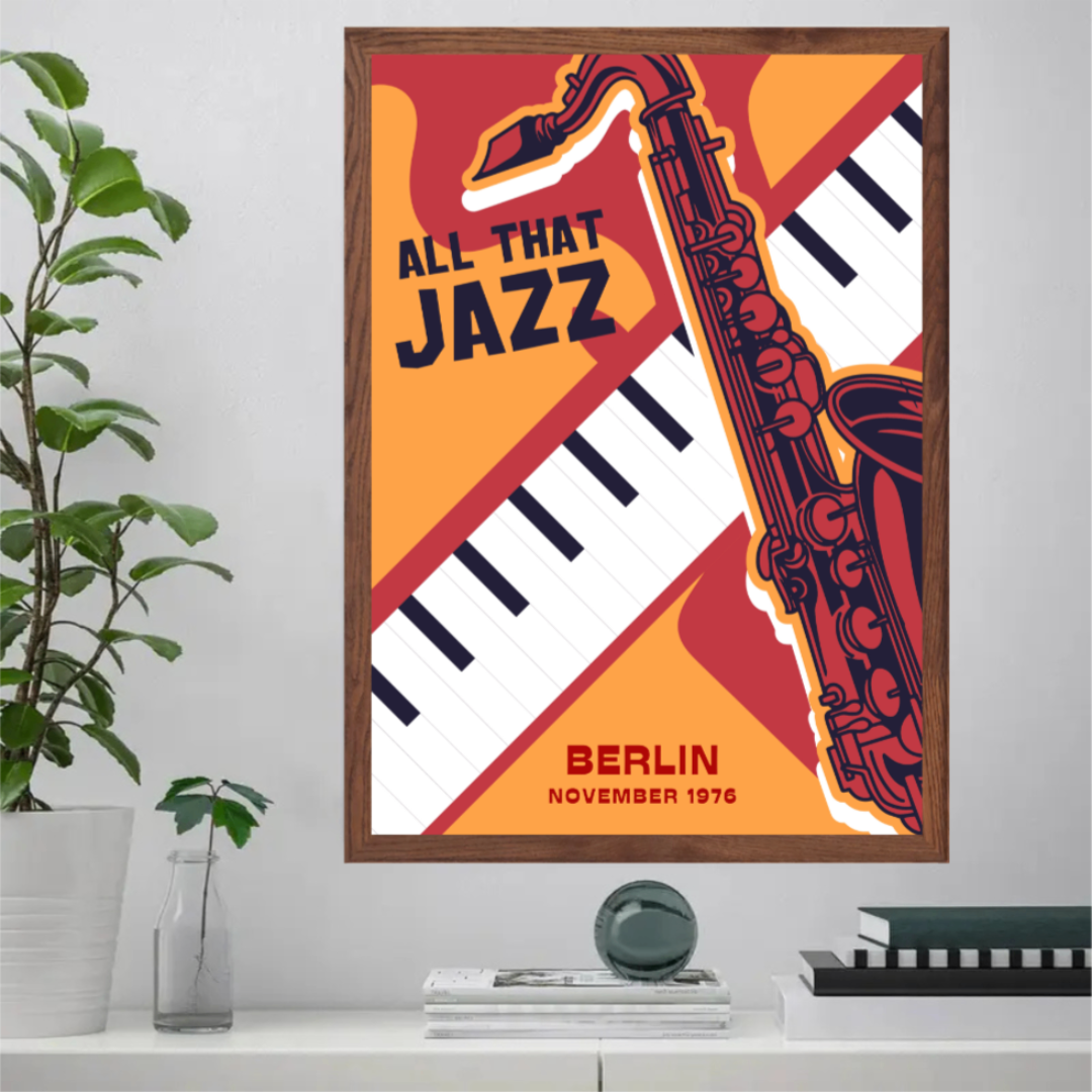 ジャズ ポップアート ポスター クラリネット 11.ジャズ JAZZ 音楽 ミッドセンチュリー モダン アートポスター