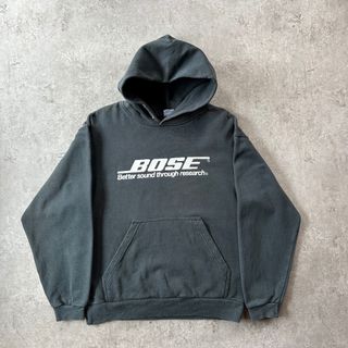 ボーズ(BOSE)の90s anvil 企業パーカー/フーディー BOSE ブラック M(パーカー)