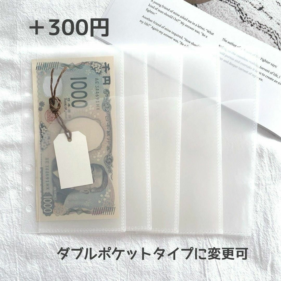 ハート柄メッシュバインダーA6 システム手帳　リフィル　セービングチャレンジ インテリア/住まい/日用品の文房具(ファイル/バインダー)の商品写真