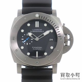 オフィチーネ パネライ【OFFICINE PANERAI】サブマーシブル 1950 3デイズ オートマティック チタニオ スモールセコンド メカニカル メンズ ダイバーズウォッチ ブラック チタン 男性用腕時計 自動巻き PAM01305 U番 SUBMERSIBLE 3 DAYS AUTOMATIC【ABランク】【中古】