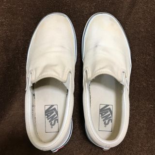 ヴァンズ(VANS)のVANS☆ホワイトスリッポン(スリッポン/モカシン)