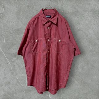 90s OLD UNIQLO cotton short sleeve shirt