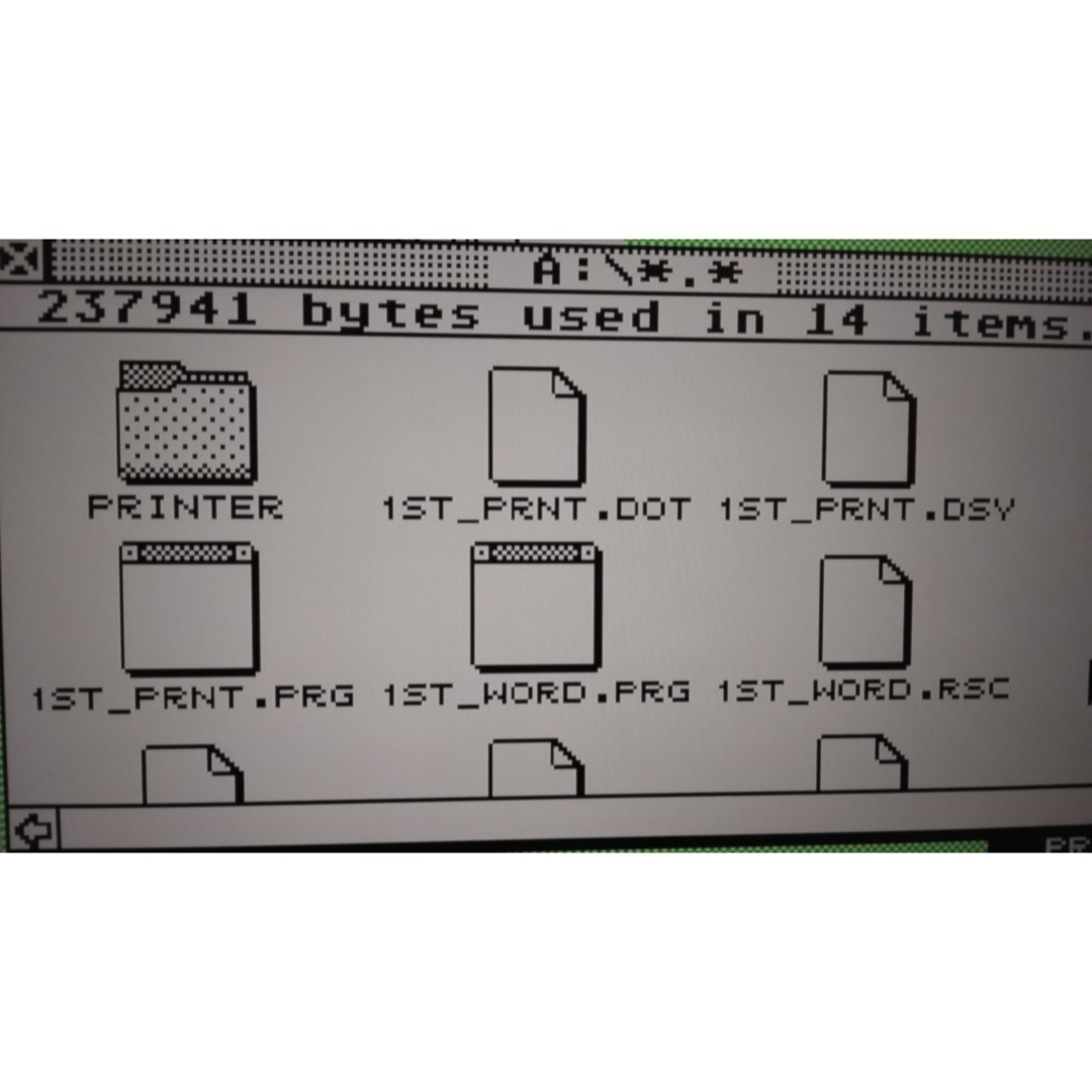 ATARI STフロッピードライブ MFD-11W-5DU D357 動作品