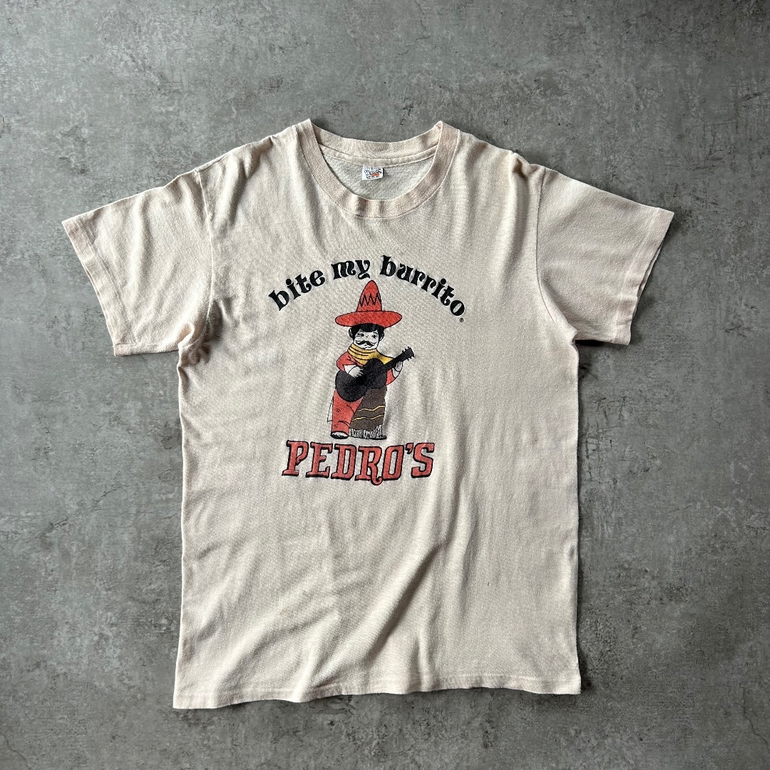 Hanes(ヘインズ)の70s80s Hanes 企業tシャツ/メッセージtシャツ USA製 ベージュ  メンズのトップス(Tシャツ/カットソー(半袖/袖なし))の商品写真