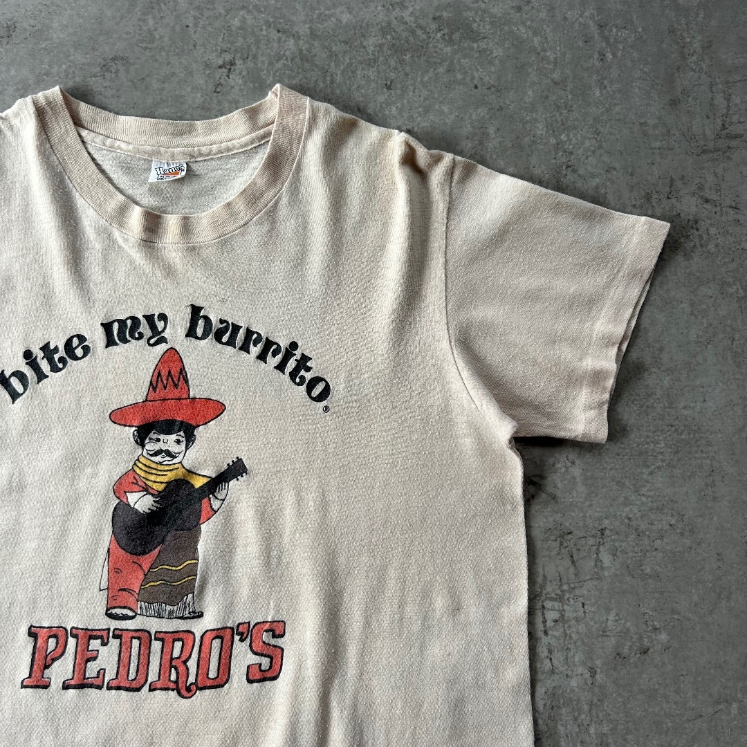 Hanes(ヘインズ)の70s80s Hanes 企業tシャツ/メッセージtシャツ USA製 ベージュ  メンズのトップス(Tシャツ/カットソー(半袖/袖なし))の商品写真