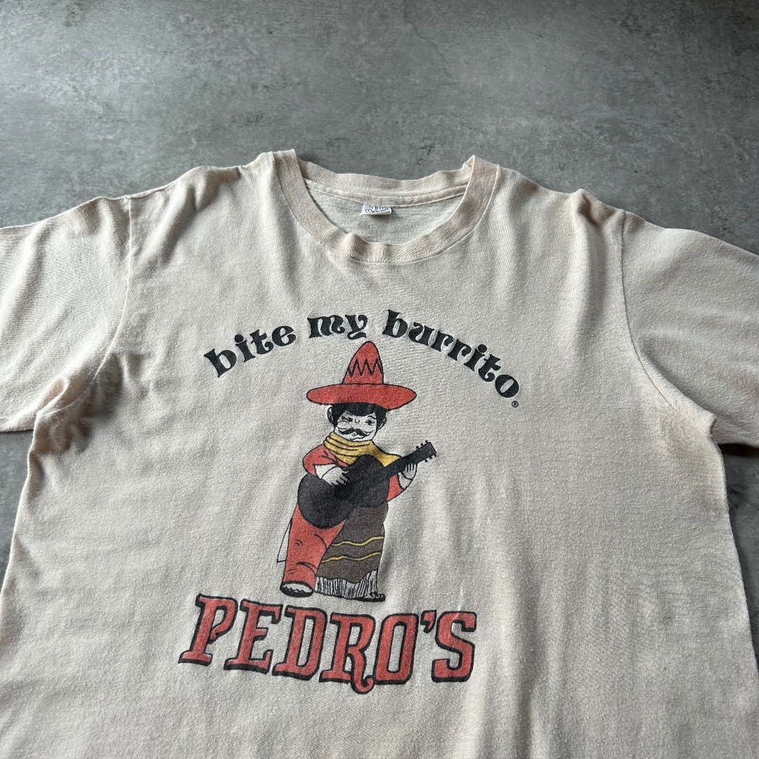 Hanes(ヘインズ)の70s80s Hanes 企業tシャツ/メッセージtシャツ USA製 ベージュ  メンズのトップス(Tシャツ/カットソー(半袖/袖なし))の商品写真