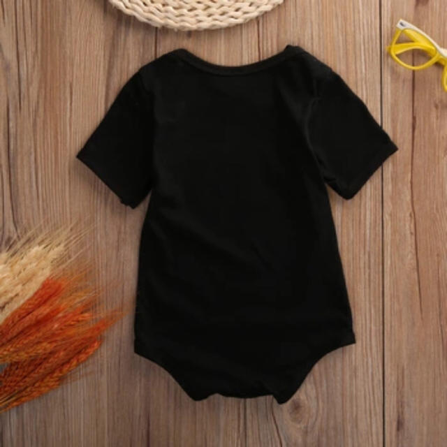 BABYDOLL(ベビードール)のロンパース 70 ブラック キッズ/ベビー/マタニティのベビー服(~85cm)(ロンパース)の商品写真