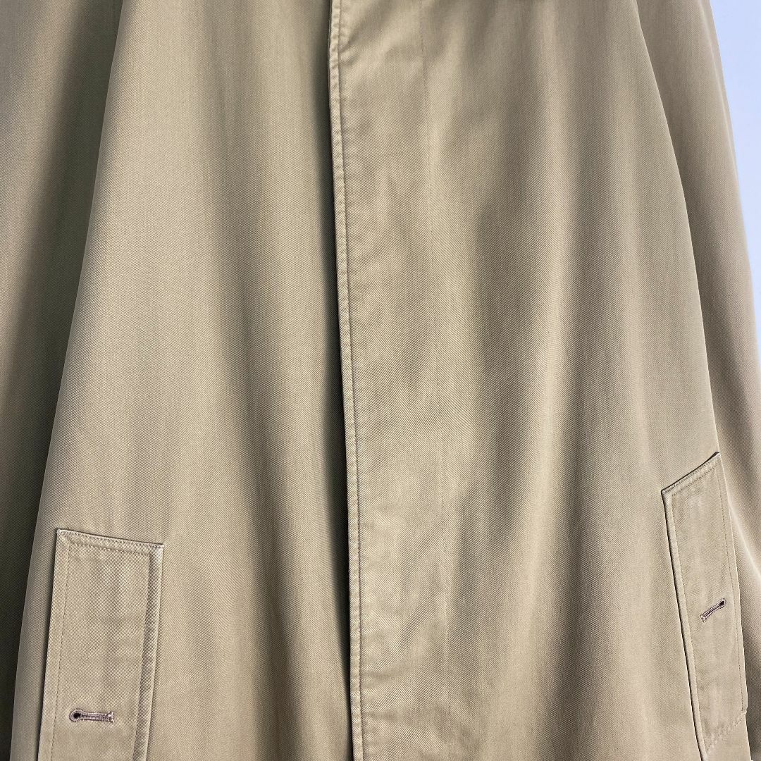 【美品】バーバリーズ・ステンカラーコート・ノバチェック・ベージュ・L相当 BURBERRY - バーバリーズ ステンカラーコート ノバチェック