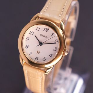 セイコー(SEIKO)の【稼働極美品】SEIKO NOIE 　レディース腕時計　電池交換済、ベルト新品(腕時計)