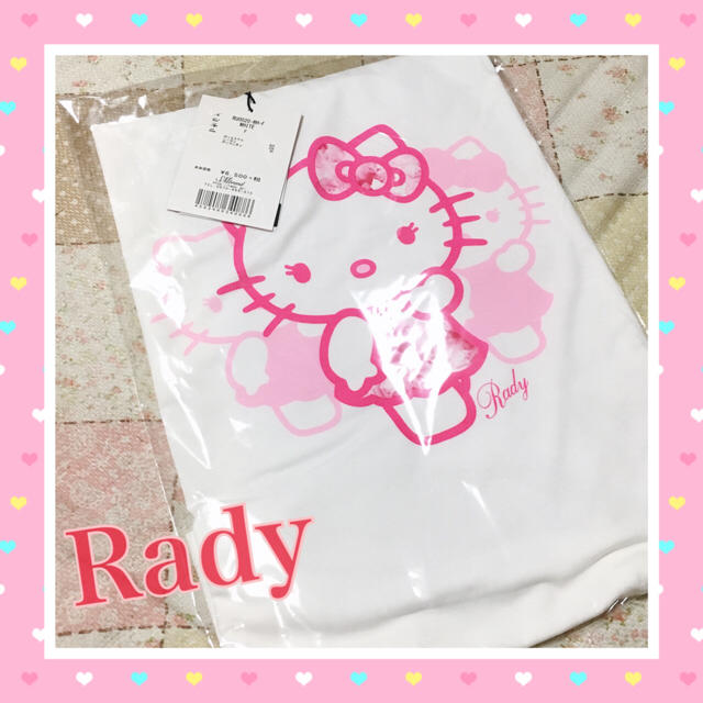 Rady(レディー)の新品♡Rady♡kitty アイリスフラワー♡Tシャツ♡キティ  レディースのトップス(Tシャツ(半袖/袖なし))の商品写真