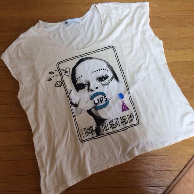 SLY(スライ)のSLY♡スクエアTシャツ レディースのトップス(Tシャツ(半袖/袖なし))の商品写真