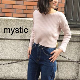 ミスティック(mystic)の春新作❁﻿ミスティック フレアリブニット(ニット/セーター)