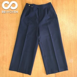 ルクールブラン(le.coeur blanc)の94　【le.coeur blanc】ガウチョパンツ ネイビー 38サイズ(バギーパンツ)