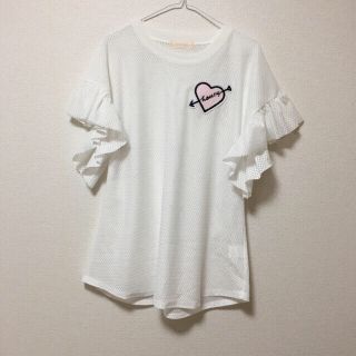 ハニーサロン(Honey Salon)の【む様専用】ハニーサロンメッシュワンピース&スピンズTシャツ（ブラック）(ミニワンピース)