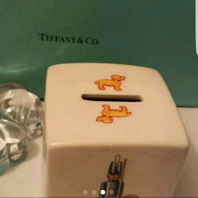 Tiffany & Co. - TIFFANY ティファニー限定品 陶器製貯金箱オブジェの通販 by COCO & R's shop