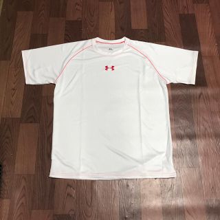 アンダーアーマー(UNDER ARMOUR)のアンダーアーマー MD ホワイト ラグビー Tシャツ 半袖 ラガーシャツ (ウェア)