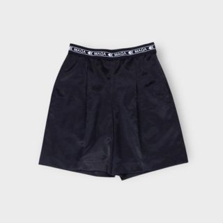 アダムエロぺ(Adam et Rope')のADAM ET ROPE【ウエストロゴサテンショートパンツ】(ショートパンツ)