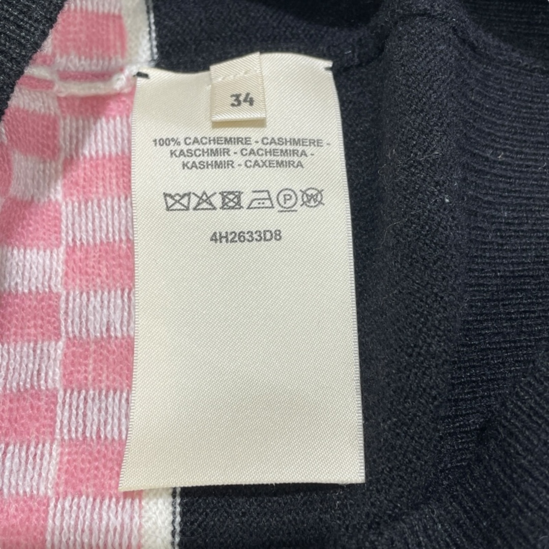 HERMES - エルメス HERMES リボンモチーフカシミヤニット