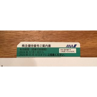 エーエヌエー(ゼンニッポンクウユ)(ANA(全日本空輸))のANA 株主優待券1枚(その他)