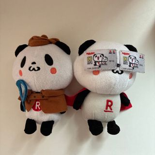 ラクテン(Rakuten)の【非売品】楽天パンダぬいぐるみ　2個セット(ぬいぐるみ)