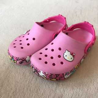 クロックス(crocs)のブレア様専用⭐︎光るクロックス⭐︎キティC11(サンダル)