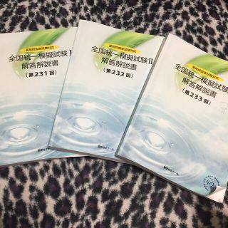 薬剤師国家試験対策♡模試解答解説書♡薬ゼミ(健康/医学)