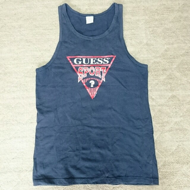 GUESS(ゲス)のGUESS タンクトップ ノースリーブ メンズのトップス(Tシャツ/カットソー(半袖/袖なし))の商品写真